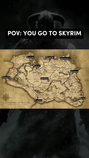 Map of Tamriel Poster #skyrim #poster #map