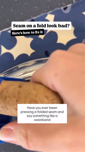 Lorenza Hallahan on Instagram: "Handy tip when pressing a folded seam. Took me years to figure out! 😂 And now my waist ties look much nicer. . Ready to get inspired and level up your sewing game? Let’s make magic with fabric! . ✨ Join 90,000+ sewing lovers in this amazing community! I’m Lorenza from @lorenzathelabel — I’ve been sewing for 25 years and studied fashion design. I’m here to help you take your sewing skills to the next level and create pieces that look truly professional. Let’s sew 