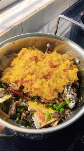 macher matha motor diya mokdal #recipe #shortsvideo