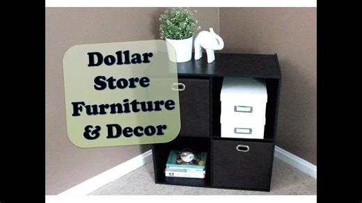 Dollar store furniture & decor