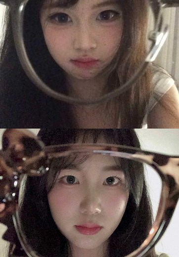 안경 없이 멋진 사진 찍는 법 도전!