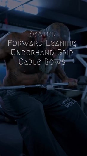 🤜🏼Seated Forward Leaning Underhand Grip Cable Rows🤛🏼✅ Follow for FREE daily workouts‼️ - - Download my app 📲 to train with me! Click the link in my bio! ↙️ Available in the App Store and Google Play Store! ✅ 18 different programs, for different goals, different fitness levels, and different schedules. ✅ Over 400 different exercises! Programs include: - Bodybuilding - Pure Strength - Power Building - Full Body Physique - Free Weights Only - Body Part Split - Upper Body - Lower Body Split - B