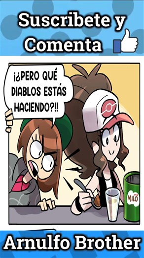Chocolate y leche #shorts #pokemon #comic #shotsvideo #viralshorts