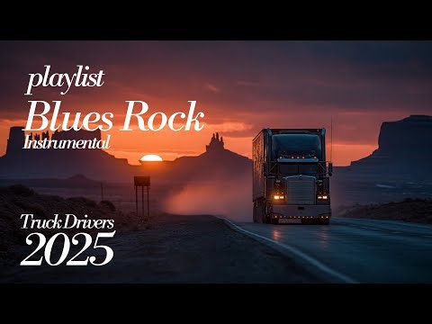 [playlist] Truck Driving | Blues Rock Instrumental Drive Playlist | October 2025