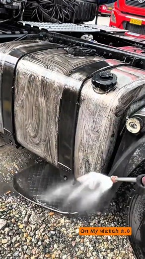 On My Watch 2.0 on Instagram: "Ultimate Undercarriage:Deep Cleaning Truck Fuel Tank #asmrcleaning #satisfying #satisfyingvideos #reels"