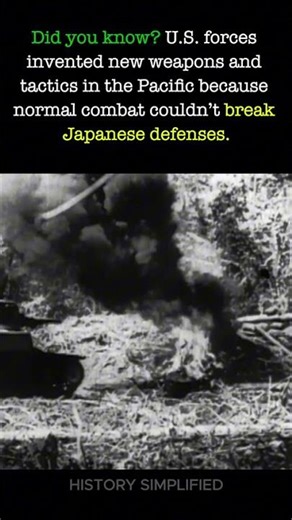 The New Brutal Tactics Invented in the Pacific War || WW2 #shorts