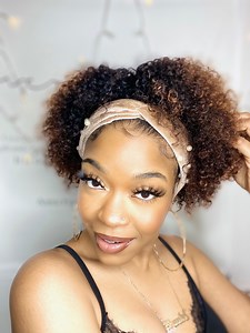Watch short curly human hair wig on Amazon Live
