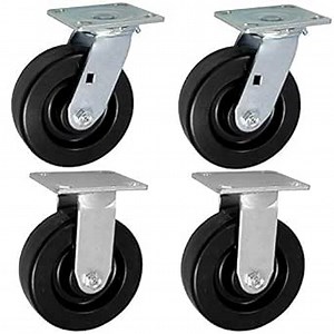 BZOLIHEU Retractable Workbench Casters Set of 4 Heavy Duty 700lbs, 2.5" Side Mount Swivel Caster Wheels for Bench Work Table Desk Cabinet Lifting & Lowering: Amazon.com: Industrial & Scientific