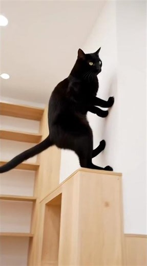 Cat Does Perfect Parkour Through Home Obstacle Course