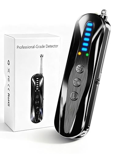 Hidden Camera Detectors,Infrared Pin-Hole Camera Finder,Wireless Camera detector, Anti-Spy Alarm and Bug Detector, GPS Tracker