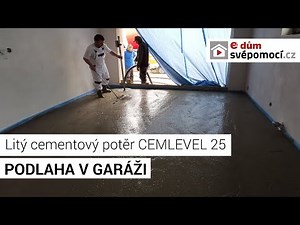 048# Cementový litý potěr Cemlevel | e4 dům svépomocí