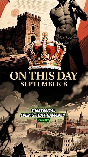 September 8 - Events That Shaped History #onthisday #history