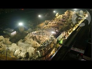 Boom or bust: 19 buildings demolished in 10 seconds in China