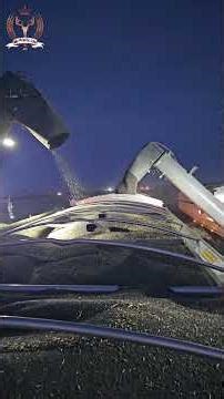 Two Halmaster Grain Carts Unloading Into Super 🐝