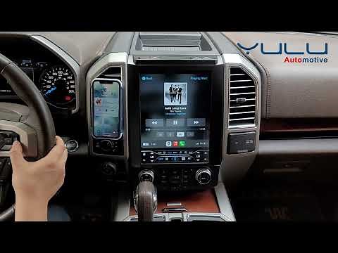 Connect the wireless Carplay of YULU E10 to your Iphone. T-style screen F150/F250. Car radio/Android