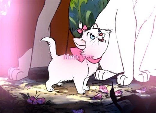 ʜʏɴꜰᴜᴄꜱ on Instagram: "Marie 🎀 ( Media : aesrylia/tt ) Interesting Fact: Marie from The Aristocats is more than just a cute white kitten with a pink bow. Disney deliberately designed her to represent refined French elegance, inspired by Parisian high society stereotypes. Her iconic bow isn’t just for style—it subtly reflects her personality: polished, proud, and very aware of her charm. Interestingly, Marie was one of the early Disney characters to balance sweetness with sass, which helped make