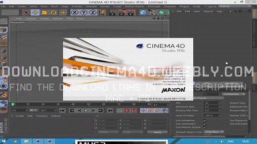 Cinema 4D R16 FREE Download ☼ Mac Win