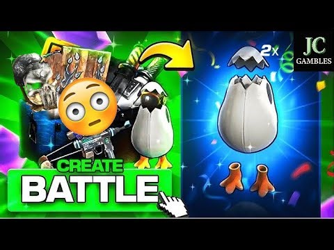 I got this 2.6k$ item.. (egg suit) -Rust gambling