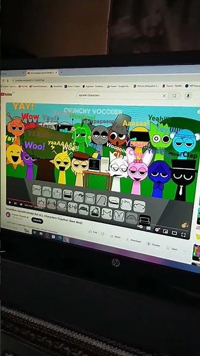 Crowd cheering sprunki