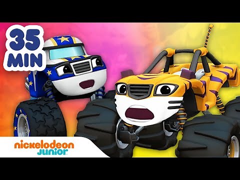 Blaze et les Monster Machines | Tous les épisodes de la saison 1 - Partie 1 | Nickelodeon Jr. France