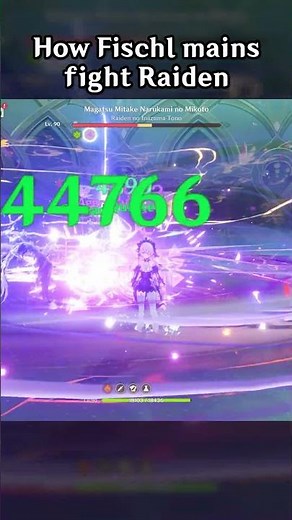 HOW FISCHL MAINS FIGHT RAIDEN