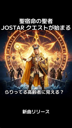 #JOSTAR ハレルヤゴールデンクロッシングトーキョー がついにスタート▶️最高のEDMが東京No'1トラックメイカーから発表‼︎DJサウンドとROCKでキラキラ🤩しちゃいます！ #ジョウスターチャンネル #ジョウスター楽曲🎵 #ジョウスター #hyde