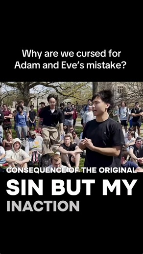 Why do I have to be judged for the mistakes of Adam and Eve? #collegelife #bible #speaker