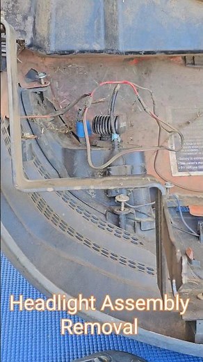 Riding Mower Headlight Assembly Removal #husqvarna #yardtractor #gardening #diy ##bestmower