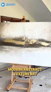 Zoom Online Modern Abstract Texture Art Workshop Announcement #shorts #shortsfeed #trending