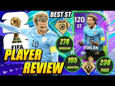 THE ULTIMATE STRIKER! 💥🔥 115 The World’s Game Hero Forlan Player Review! BEST ST META – FC Mobile 26