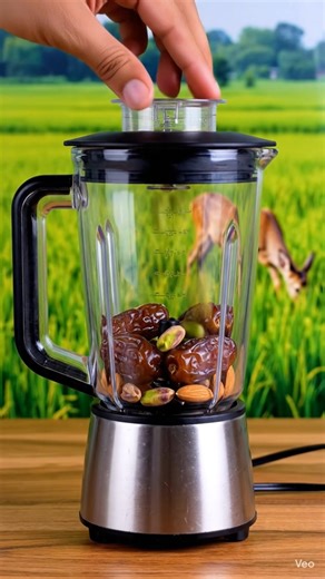 Healthy Dry Fruits Milkshake 🥛 | Dates Almond Pistachio Juice | Energy Drink Recipe #shorts