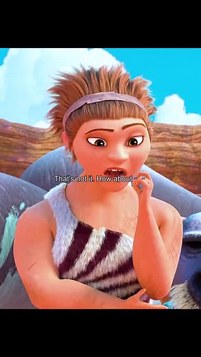 The Croods: Animated Movie Scenes and Flopping Humor