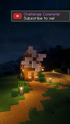 Minecraft Best Windmill Tutorial 🚜 #minecraft #minecraftbuilding