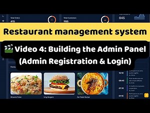#04 Building the Admin Panel (login) | PHP Restaurant Management System Tutorial (Beginner-Friendly)