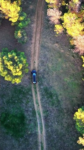 Drone follows a car by itself 😳 DJI ActiveTrack in action!