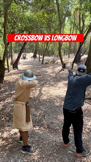 Medieval crossbow vs Longbow หน้าไม้และธนูยาว #crossbows #archery #หน้าไม้ #ธนู