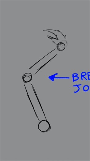 Breaking the Joints - Animation Tutorial #2danimation #animationtutorial #framebyframe