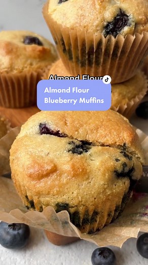 Easy Almond Flour Blueberry Muffins Recipe