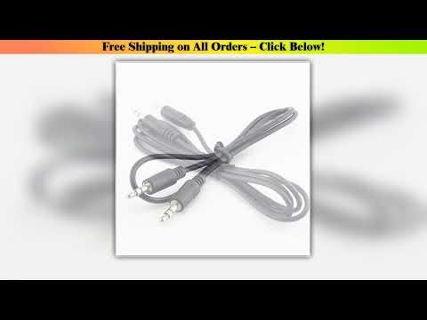 Black 3.5mm Jack Audio Line Male to Male Car Aux Audio Cable Extension Adapter for Speaker