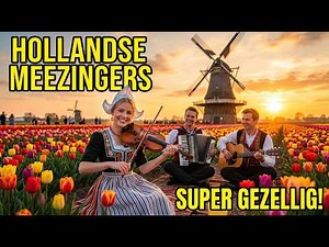 Nederlandse Meezingers & Volksmuziek 🌷 80 Minuten De Mooiste Hollandse Hits