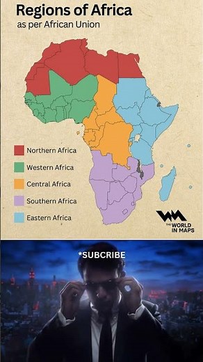 🌍 Regional Division of Africa — Complete Geographic Breakdown