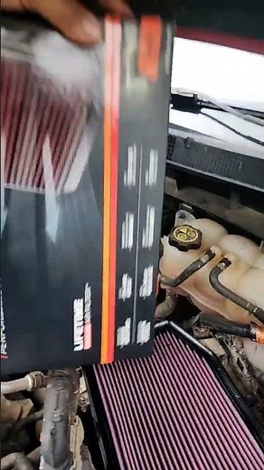 Air Filter change on 2021 Silverado RST K&N