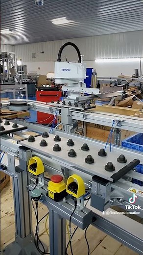 Custom pallet conveyor with a pallet unloader