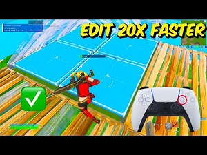 How To EDIT FASTER On Controller 🎮 (Best Settings, Tutorial + Tips and Tricks) For Chapter 5!