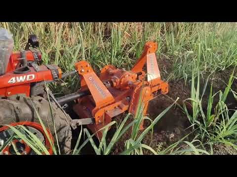 Kubota mini tractor demo Kubota 21Hp Tractor Demo With reverse forward rotavator #viral #youtube