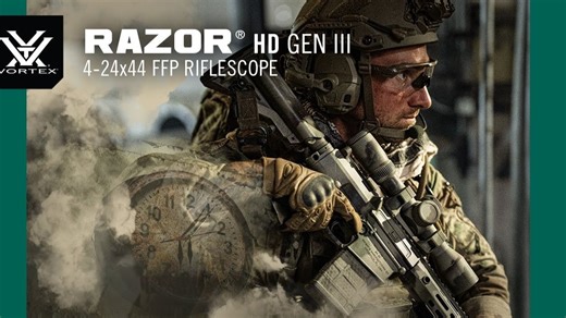 美国Vortex 2025年压轴力作！全新剃刀3代 4-24倍光学瞄准镜震撼来袭！
