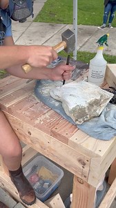 Who's ready for Introduction to Stone Carving??  Join us on our front lawn for this AH-MAZING class 朗 We still got some spots left in our 3 upcoming summer sessions!  6/8 & 6/9 @ 10am-3pm  7/6 & 7/7 @ 10am-3pm  8/3 & 8/4 @ 10am-3pm Learn more and register today at StrandCenter.org/classes | Strand Center for the Arts | Facebook