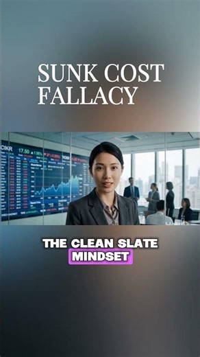 the sunk cost fallacy - trap, which forces us to hold onto junk and overestimate our assets