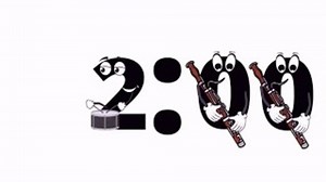 2 Minute Countdown Timers With Band Instruments (MP4)