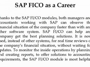 ZaranTech - SAP FICO Training Overview from trainer